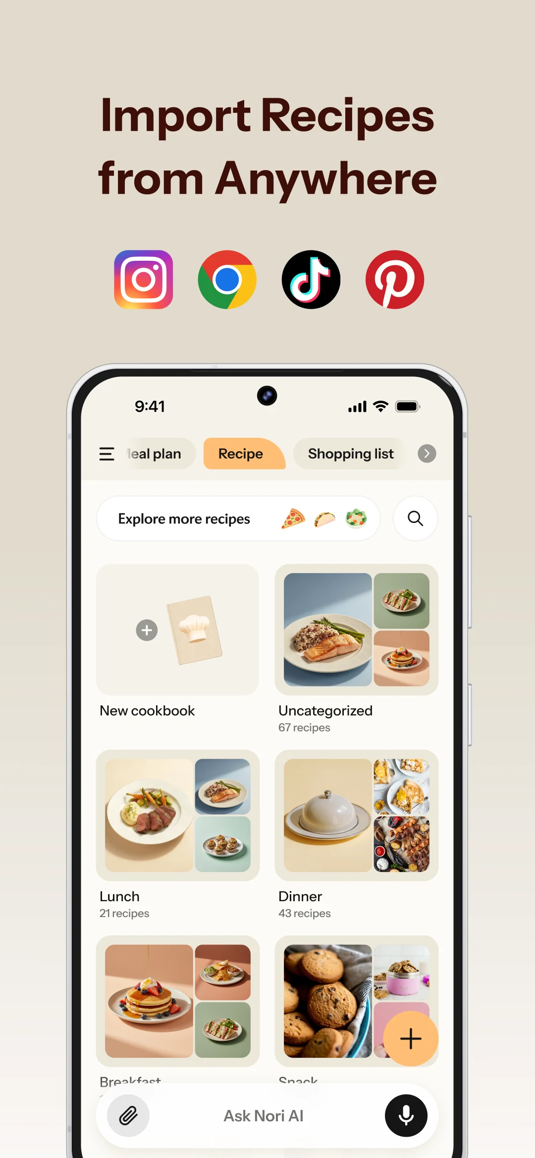 Nori - Family AI screenshot